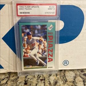 1992 Fleer Update Mike Piazza Baseball Card